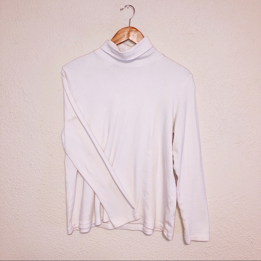Classic Off White Turtleneck